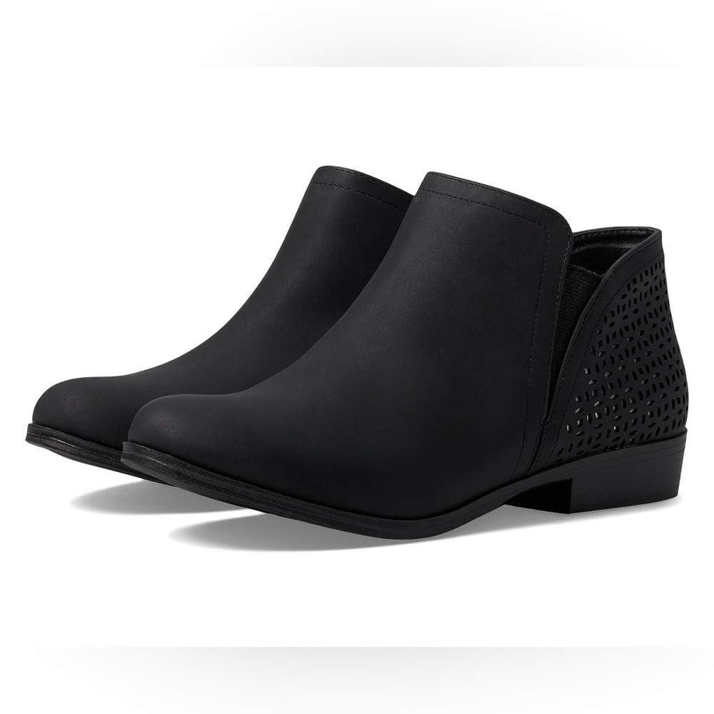 MIA Black Suede Ankle Boots